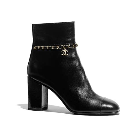 chanel shoes heels flap|Chanel high heel boots.